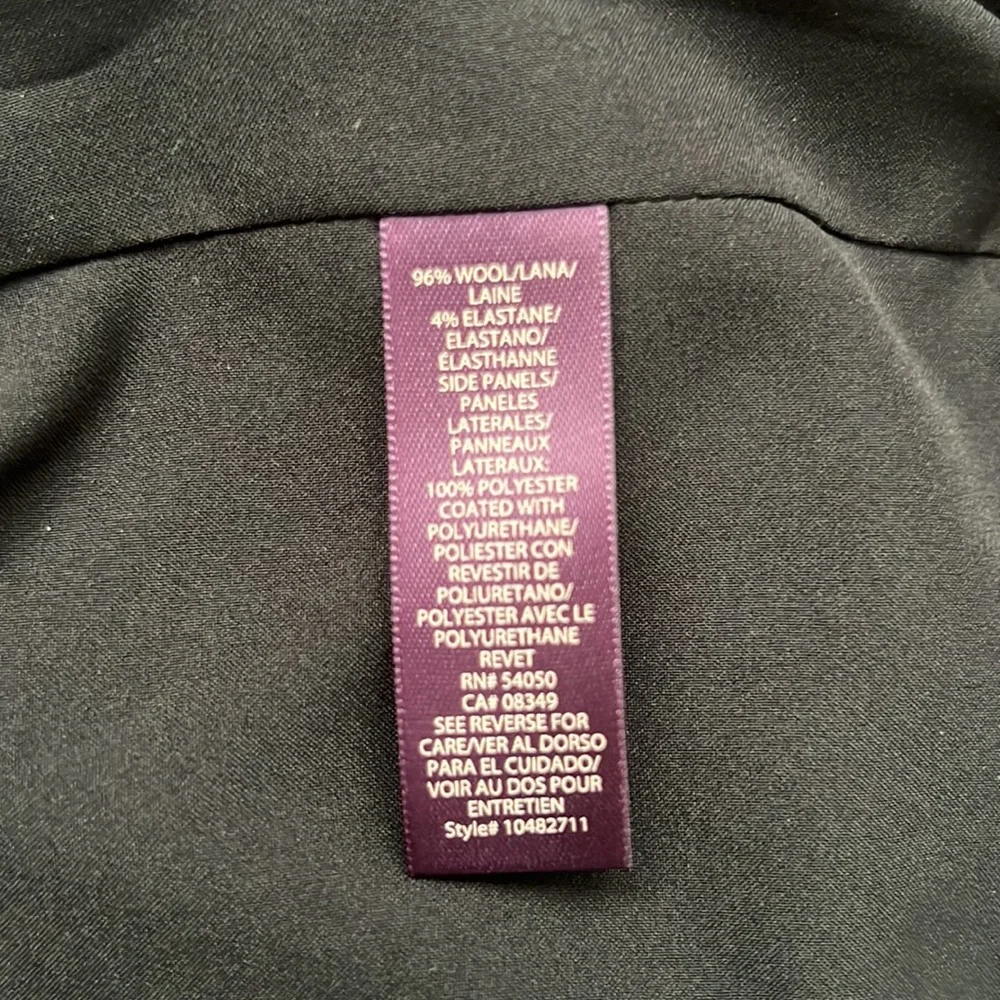 NEW VTG Rachel Roy Wool Leather Sexy Stretch Black Mini Sheath Zoe Dress 4 S 6 M - Picture 13 of 17